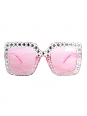70s Disco Glasses Diamonte - Novelty Sunglasses